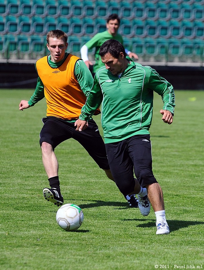 Páteční příprava Klokanů na utkání s Olomoucí