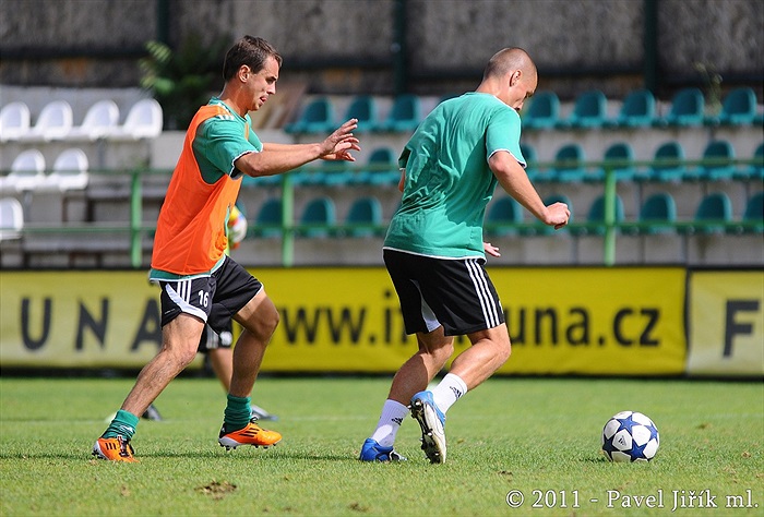 V úterý trénovala Bohemka dvoufázově