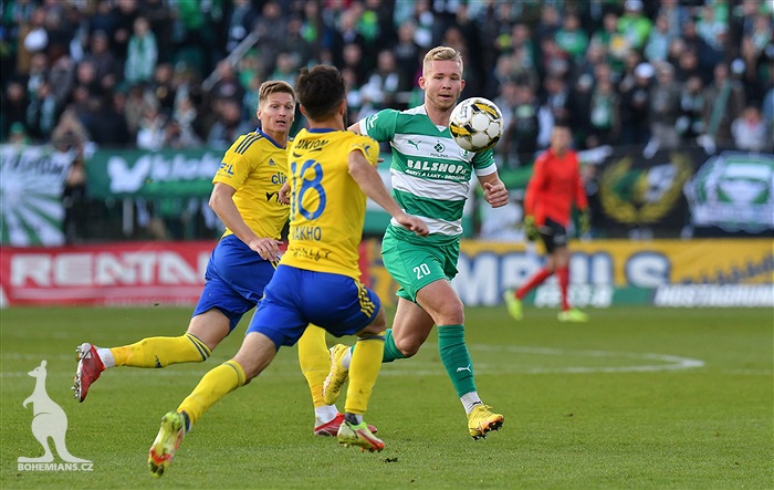 Bohemians - Zlín 3:2 (0:2)
