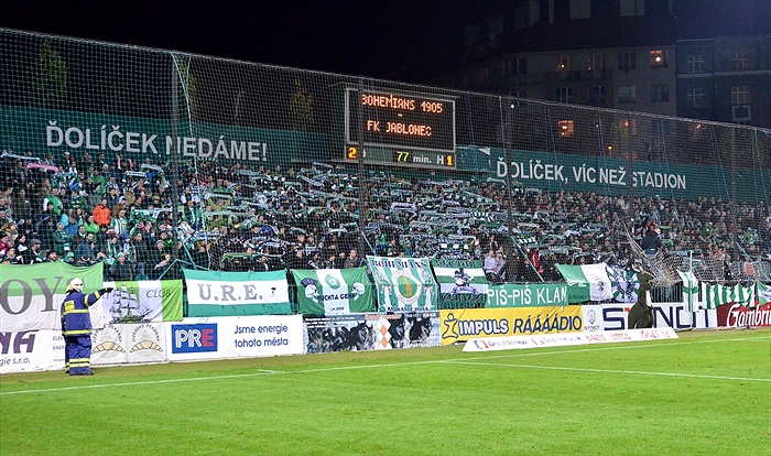 Bohemians Praha 1905 - FK Jablonec 2:1 (0:1)