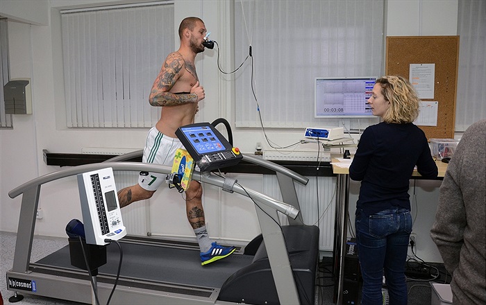 Kondiční testy na FTVS UK