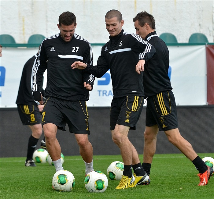 Předzápasový trénink