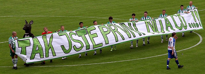 Poděkování fanouškům - jste první mezi všemi.