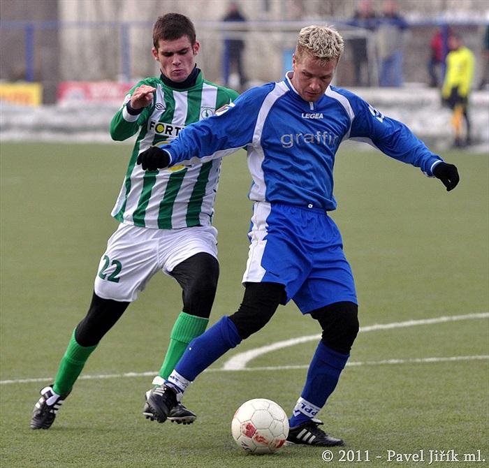 Bohemians 1905 B - Vlašim 0:3, utkání zimního turnaje na Vyšehradě