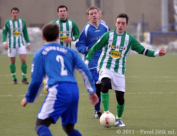 Bohemians 1905 B - Vlašim 0:3, utkání zimního turnaje na Vyšehradě