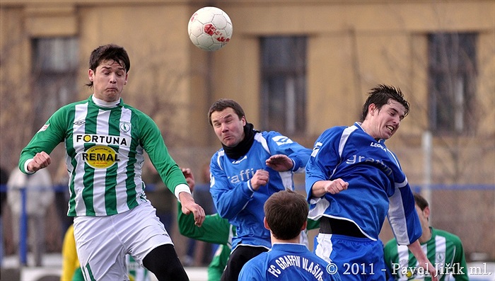 Bohemians 1905 B - Vlašim 0:3, utkání zimního turnaje na Vyšehradě
