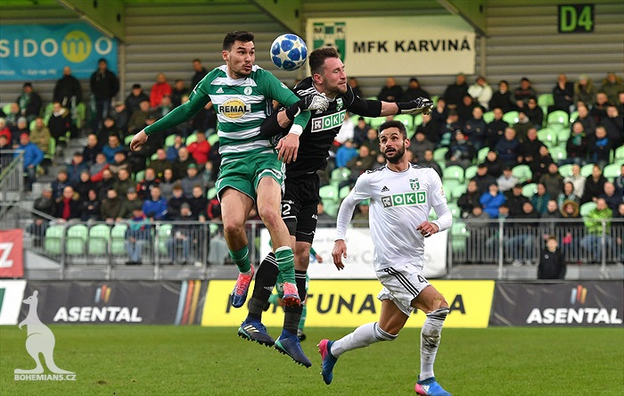 MFK Karviná - Bohemians Praha 1905 0:3 (0:3)