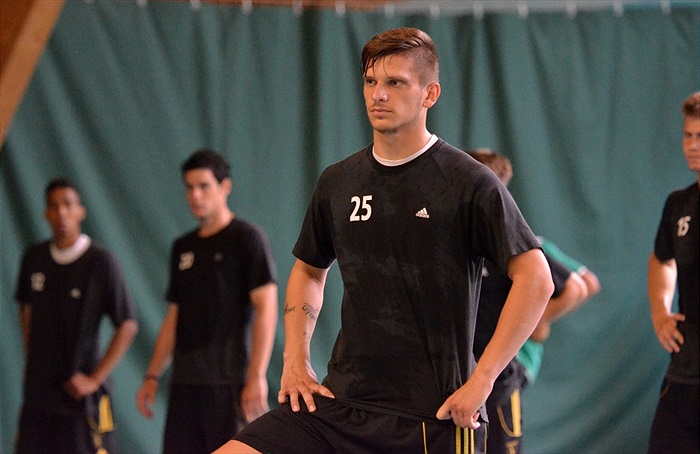 Dopolední trénink na soustředění