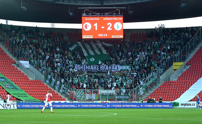 SK Slavia Praha - Bohemians Praha 1905 2:2 (1:2)