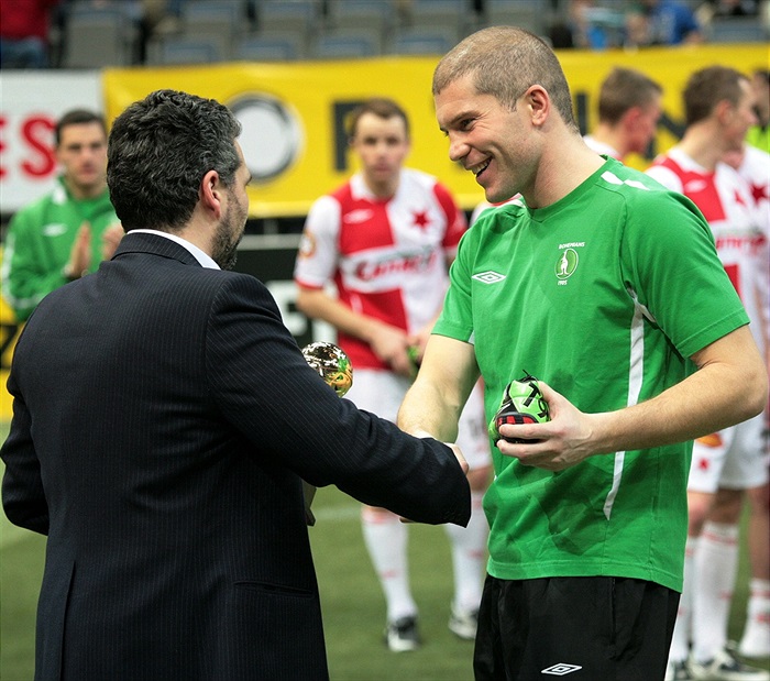 Radek Sňozík získal cenu pro nejlepšího gólmana