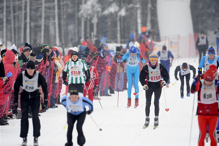 Martin Kotyza na Jizerské padesátce.