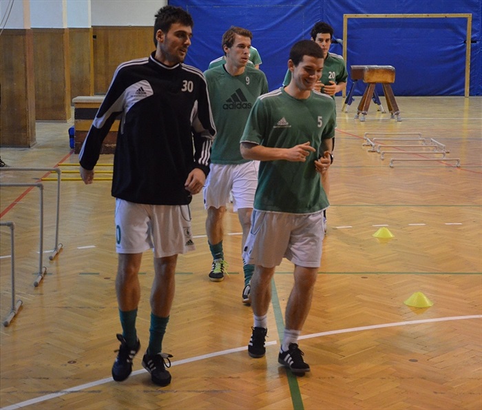 Odpolední trénink v Sokolovně Vršovice