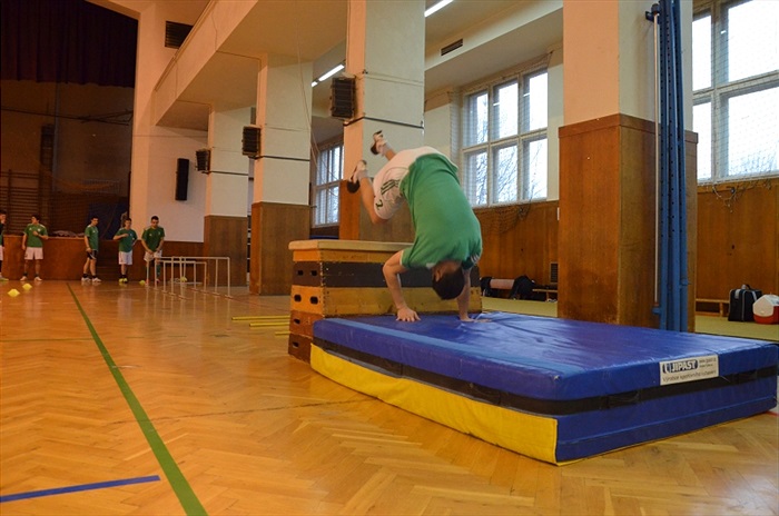 Odpolední trénink v Sokolovně Vršovice