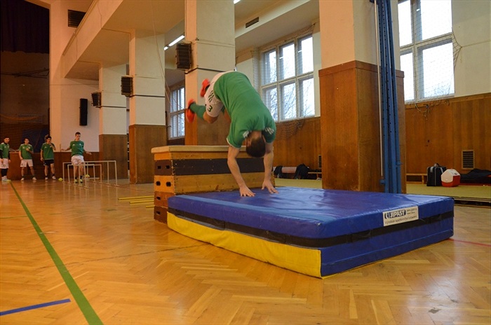 Odpolední trénink v Sokolovně Vršovice
