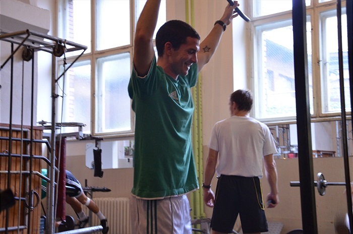 Odpolední trénink v Sokolovně Vršovice