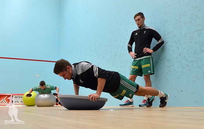 Příprava probíhá i v posilovně