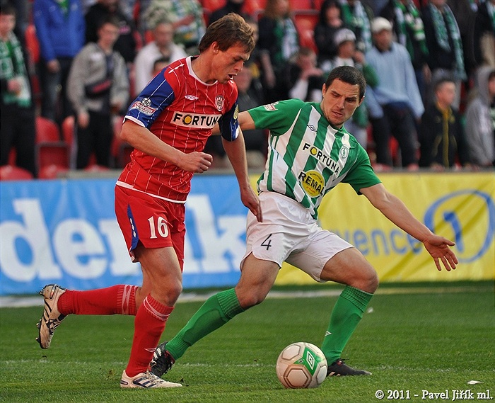 Bohemians 1905 - FC Zbrojovka Brno 2:1 (2:0)