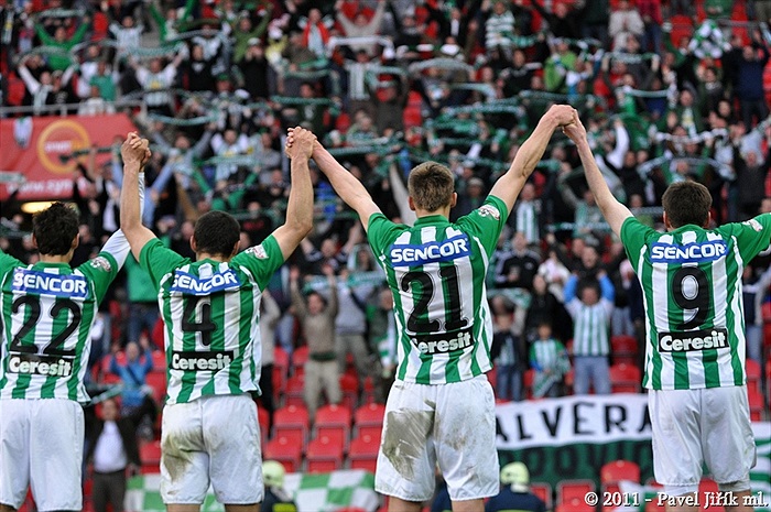 Bohemians 1905 - FC Zbrojovka Brno 2:1 (2:0)