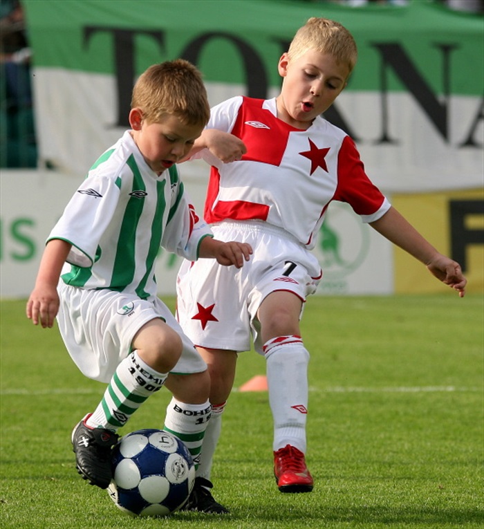 Zápas přípravek Bohemka - Slavia 1:0.