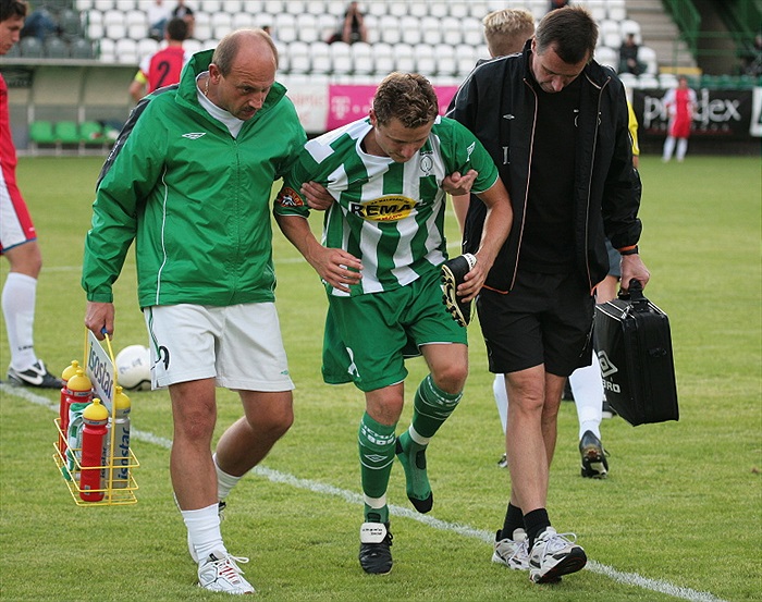 Zranění kotníku snad nebude vážné.