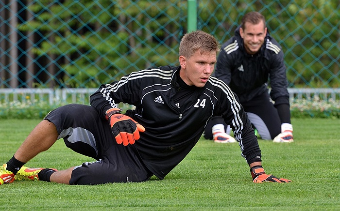 Brankářský trénink - Břízky, léto 2014