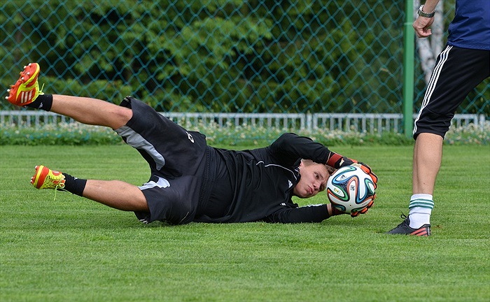 Brankářský trénink - Břízky, léto 2014