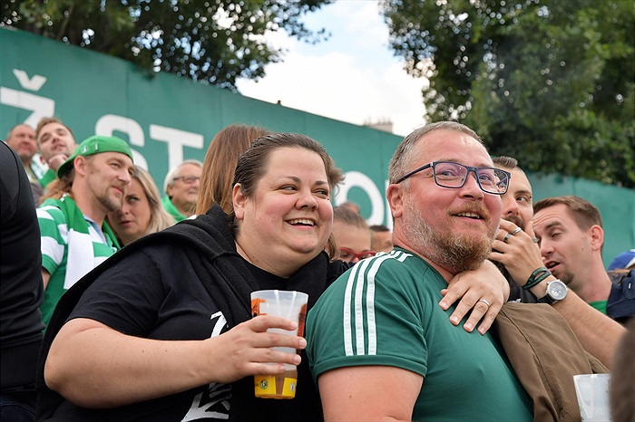 Dění na tribunách: Bohemians - Mladá Boleslav