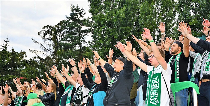 Dění na tribunách: Bohemians - Mladá Boleslav