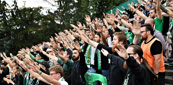 Dění na tribunách: Bohemians - Mladá Boleslav