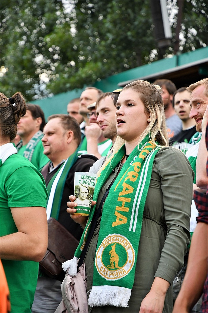 Dění na tribunách: Bohemians - Mladá Boleslav