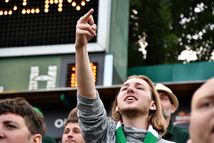 Dění na tribunách: Bohemians - Mladá Boleslav