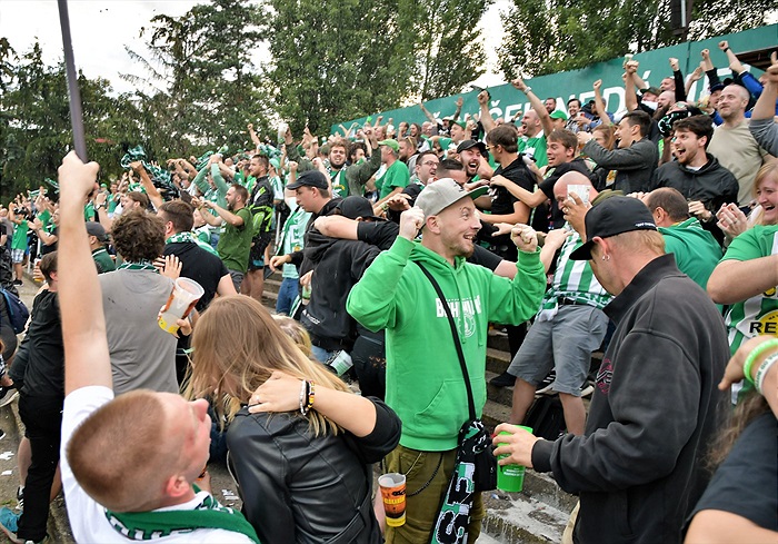 Dění na tribunách: Bohemians - Mladá Boleslav