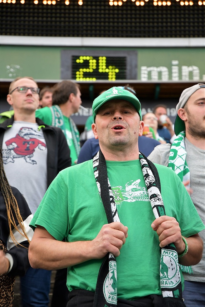 Dění na tribunách: Bohemians - Mladá Boleslav