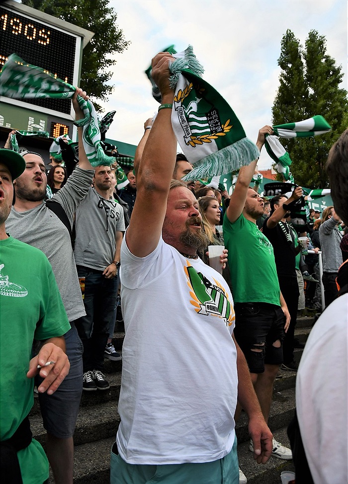 Dění na tribunách: Bohemians - Mladá Boleslav