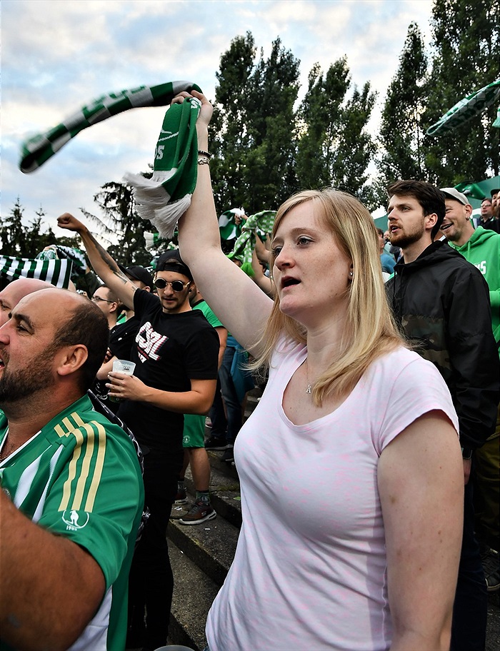 Dění na tribunách: Bohemians - Mladá Boleslav