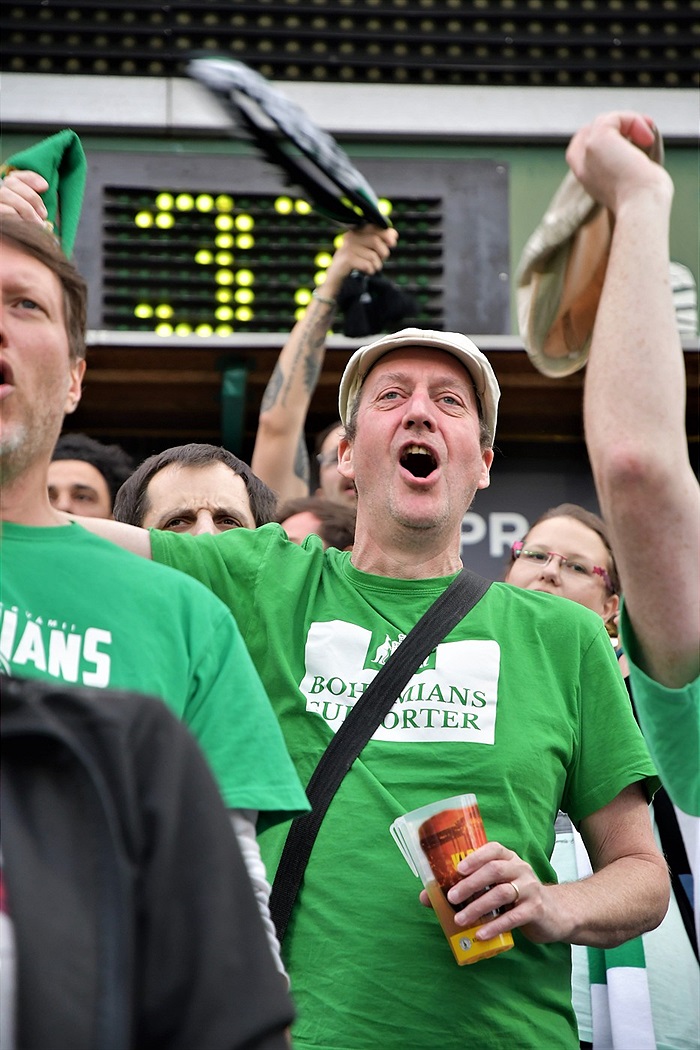 Dění na tribunách: Bohemians - Mladá Boleslav