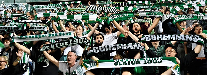 Dění na tribunách: Bohemians - Mladá Boleslav