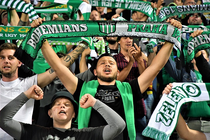 Dění na tribunách: Bohemians - Mladá Boleslav