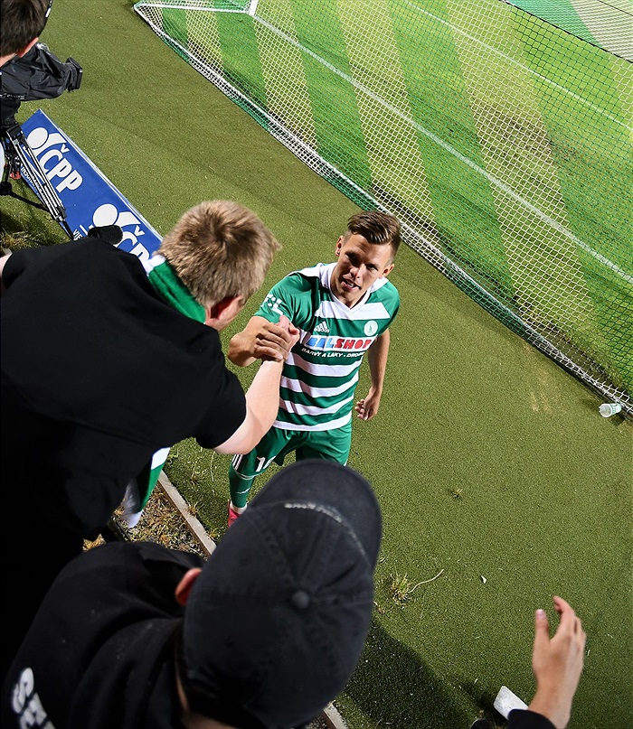 Dění na tribunách: Bohemians - Mladá Boleslav