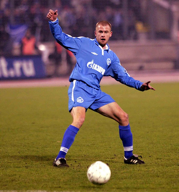 Střelec Lukáš Hartig (Zenit Petrohrad - FK Moskva, podzim 2004)