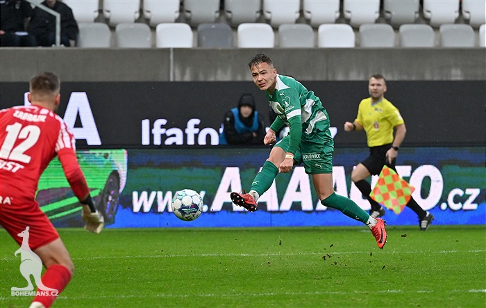 Hradec Králové - Bohemians 2:2 (1:0)