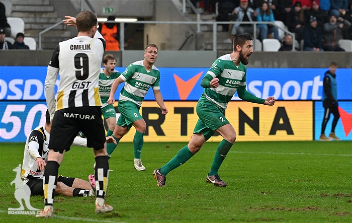 Hradec Králové - Bohemians 2:2 (1:0)