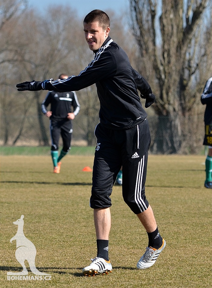 Trenér Klusáček vedl první trénink