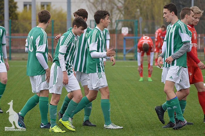 U16 Pardubice - Bohemians 1:4