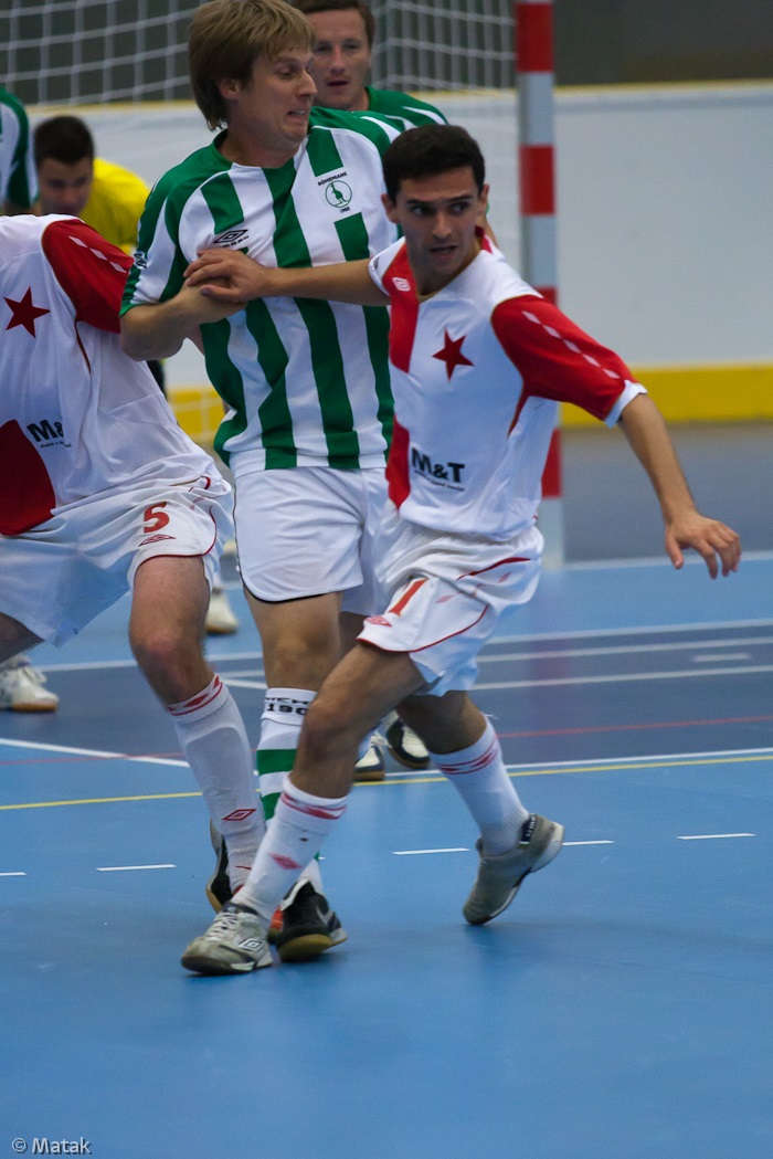 Finále pražského poháru ve futsale Bohemians 1905 - Slavie 3:4 po prodloužení