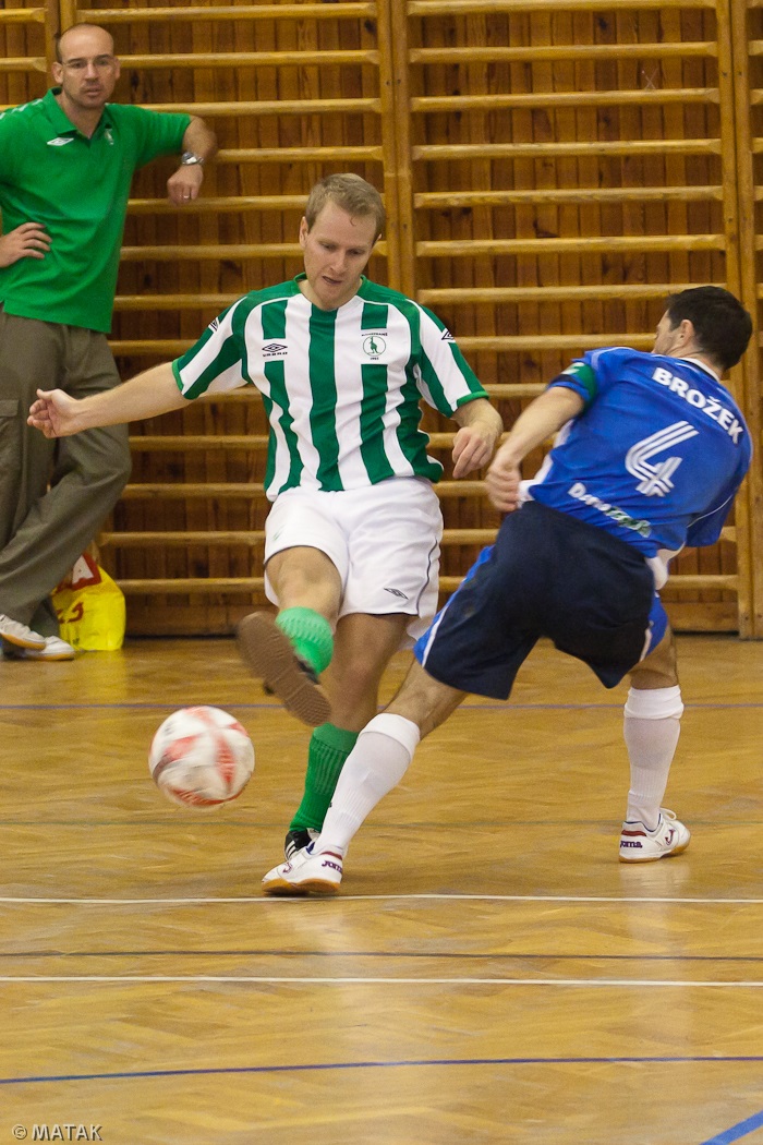 Utkání první ligy ve futsale Mělník  - Bohemians 1905 6:2