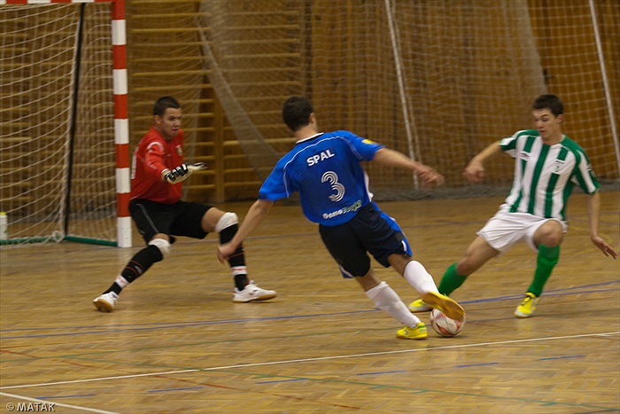 Utkání první ligy ve futsale Mělník  - Bohemians 1905 6:2