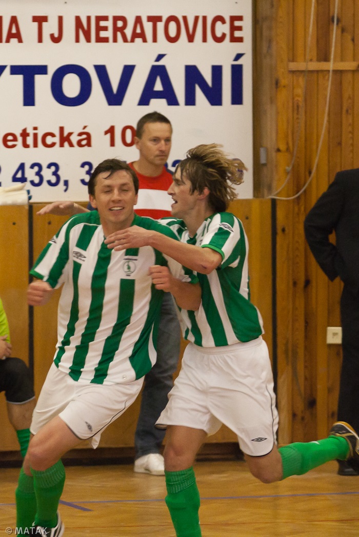 Utkání první ligy ve futsale Mělník  - Bohemians 1905 6:2