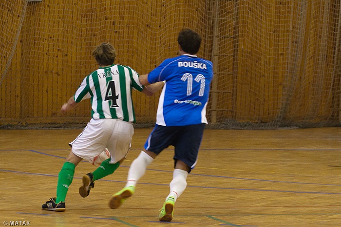 Utkání první ligy ve futsale Mělník  - Bohemians 1905 6:2