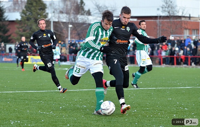 Bohemians Praha 1905 - FK Baumit Jablonec 2:3 (0:1)